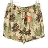 Brown Viscose Shorts