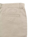 Brown Cotton Shorts