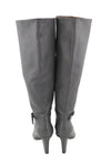 Grey Leather Shoes