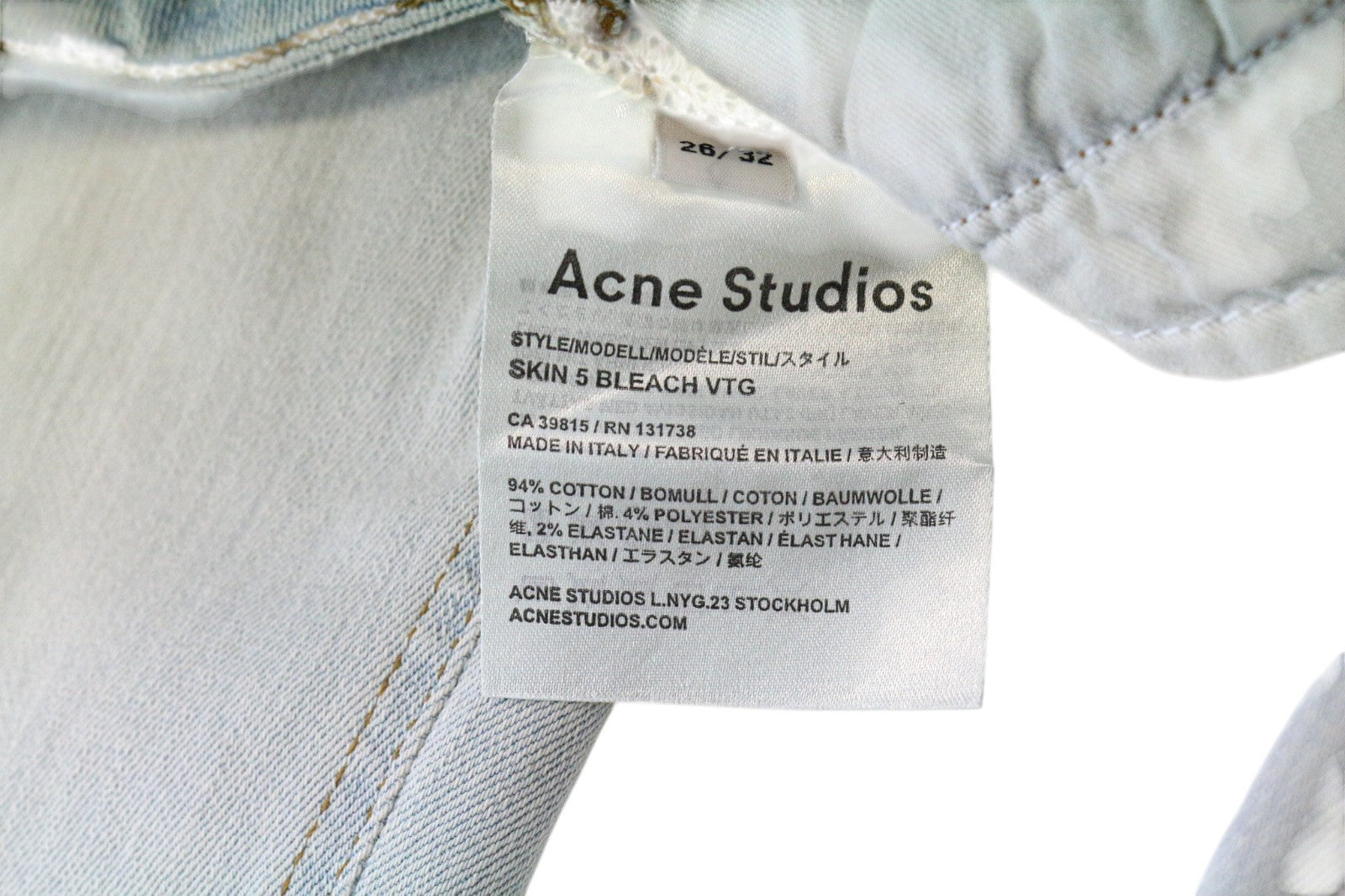 Jeans Skin 5 Bleach VTG4