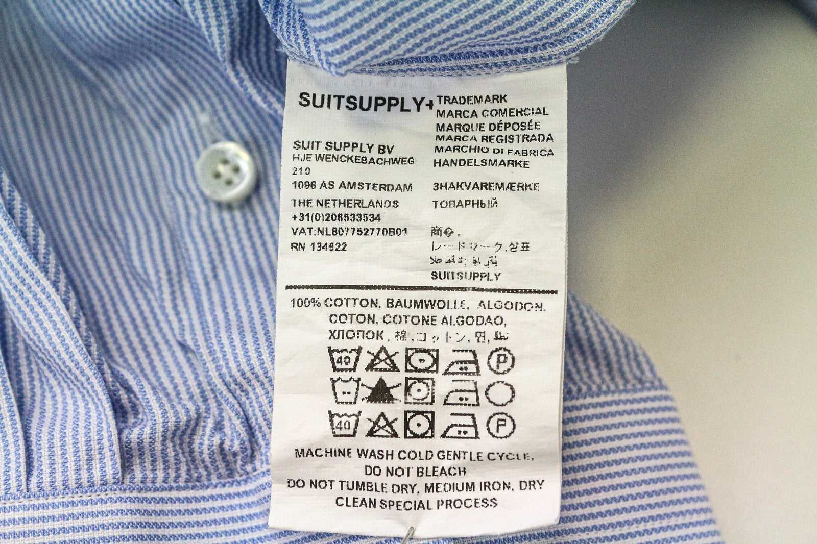 Blue Twill Shirt
