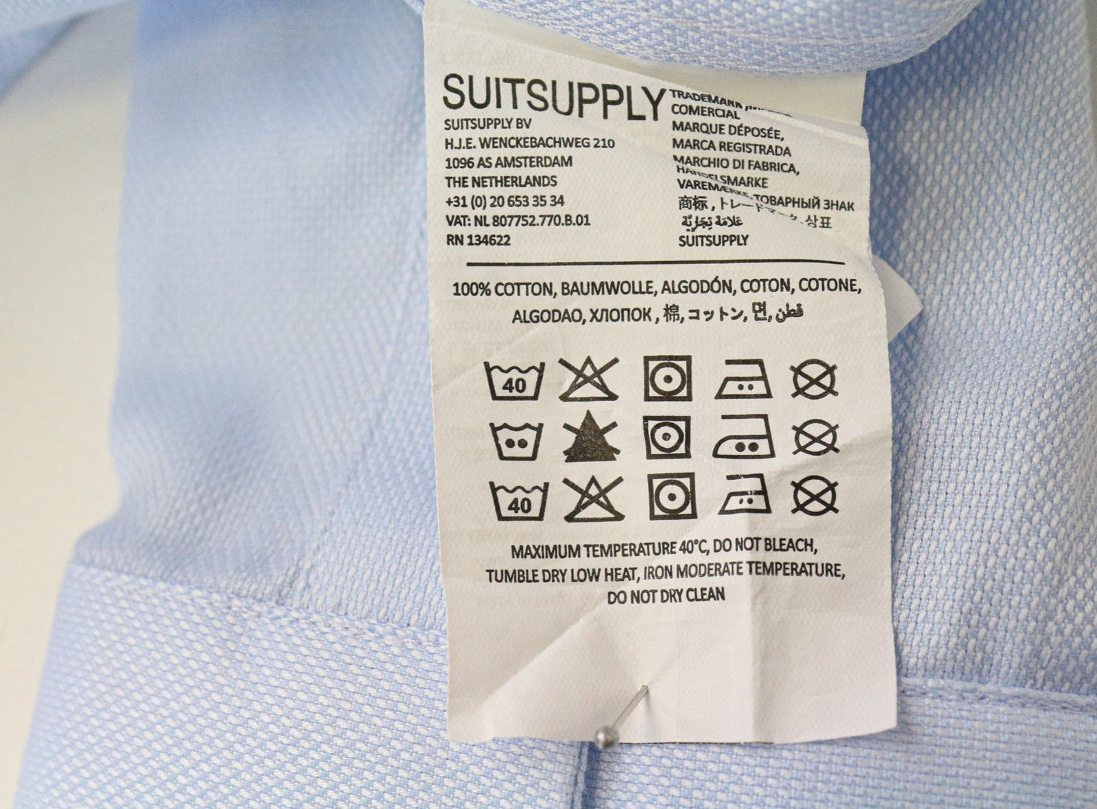 Blue Twill Shirt