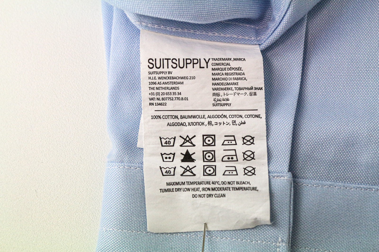 Blue Twill Shirt