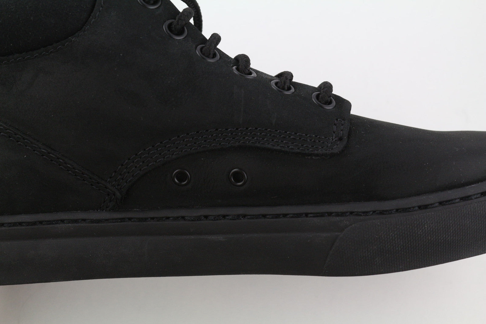 TIMBERLAND A1JUY Men Boots EU40/41 Black Leather Lace Up Ankle Almond Toe