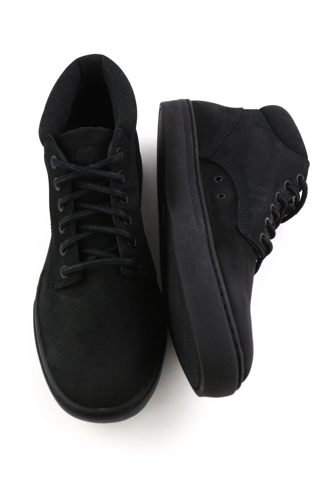 TIMBERLAND A1JUY Men Boots EU40/41 Black Leather Lace Up Ankle Almond Toe