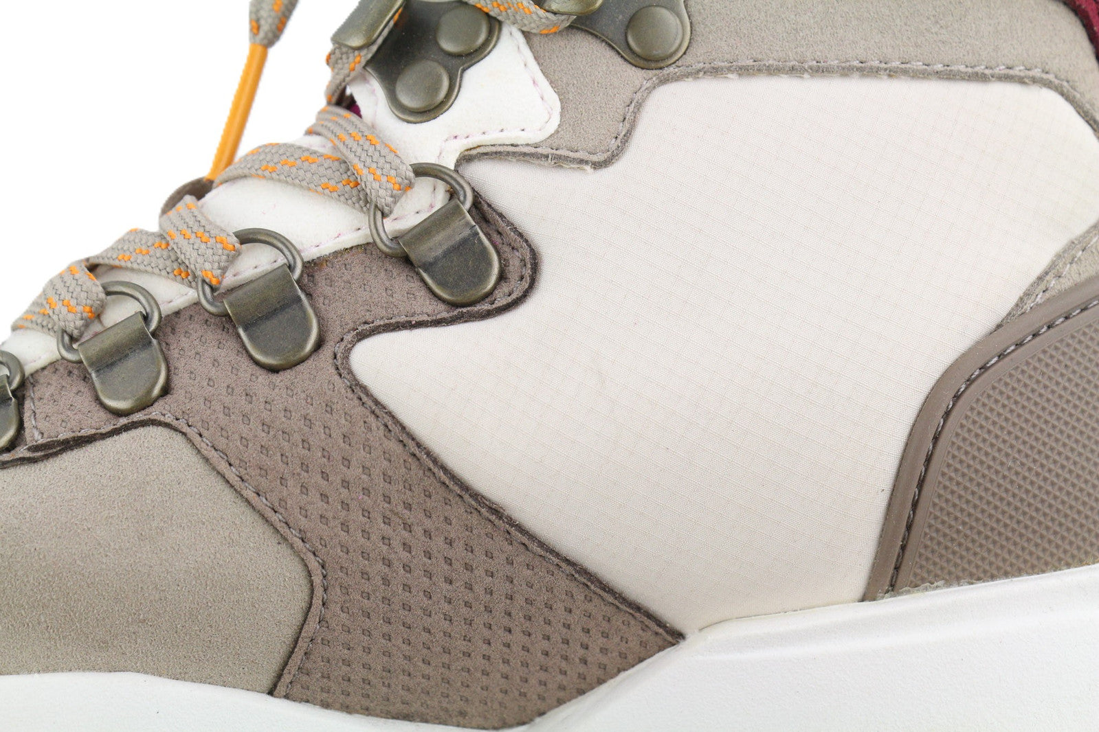 TIMBERLAND A1YCP Women Boots EU37/37.5 Ankle Top Lace Almond Toe Logo ReBOTL