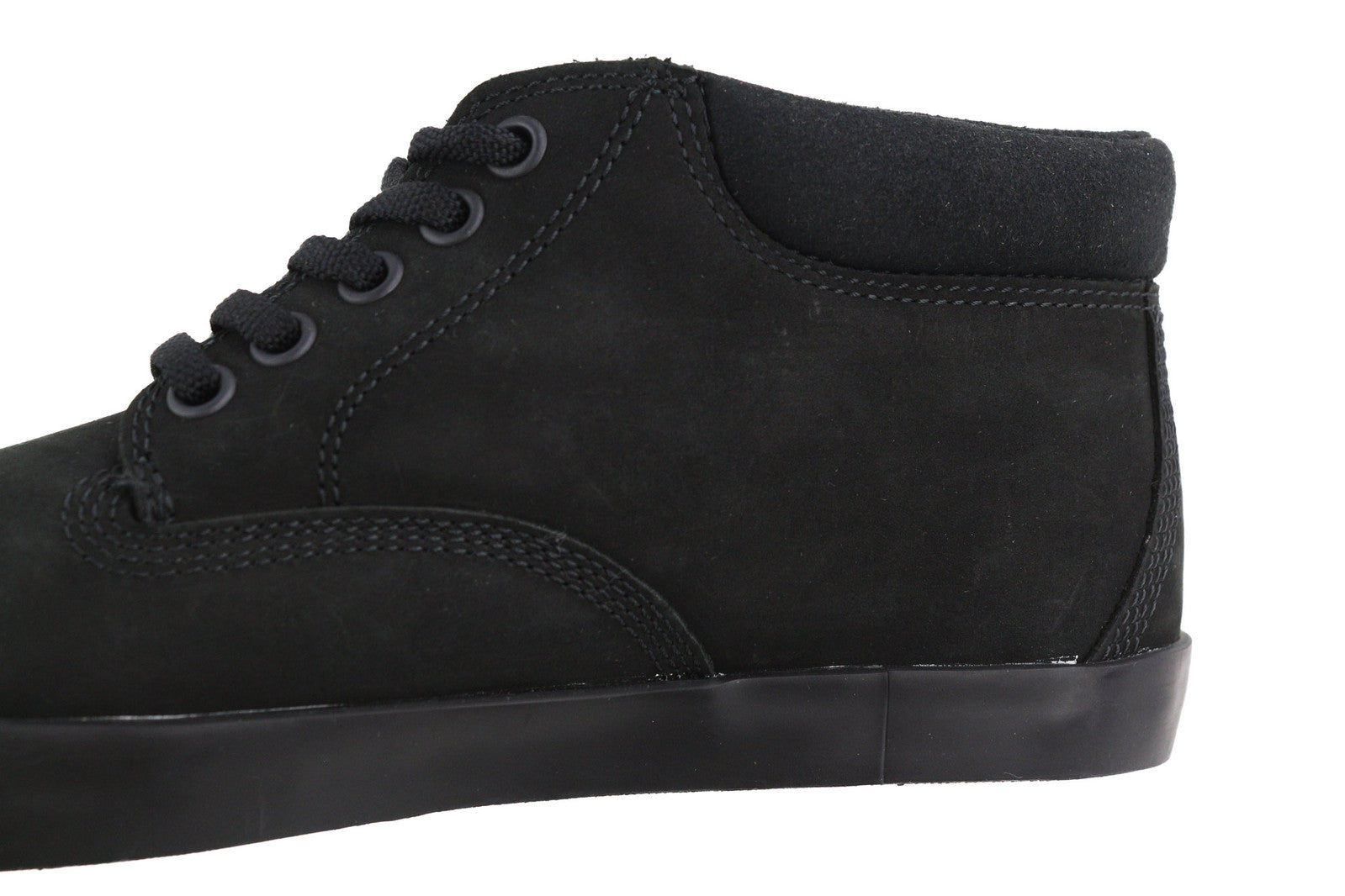 TIMBERLAND A1R35 Women Shoes EU38.5/39 Black Leather Ankle Lace Up Ortholite