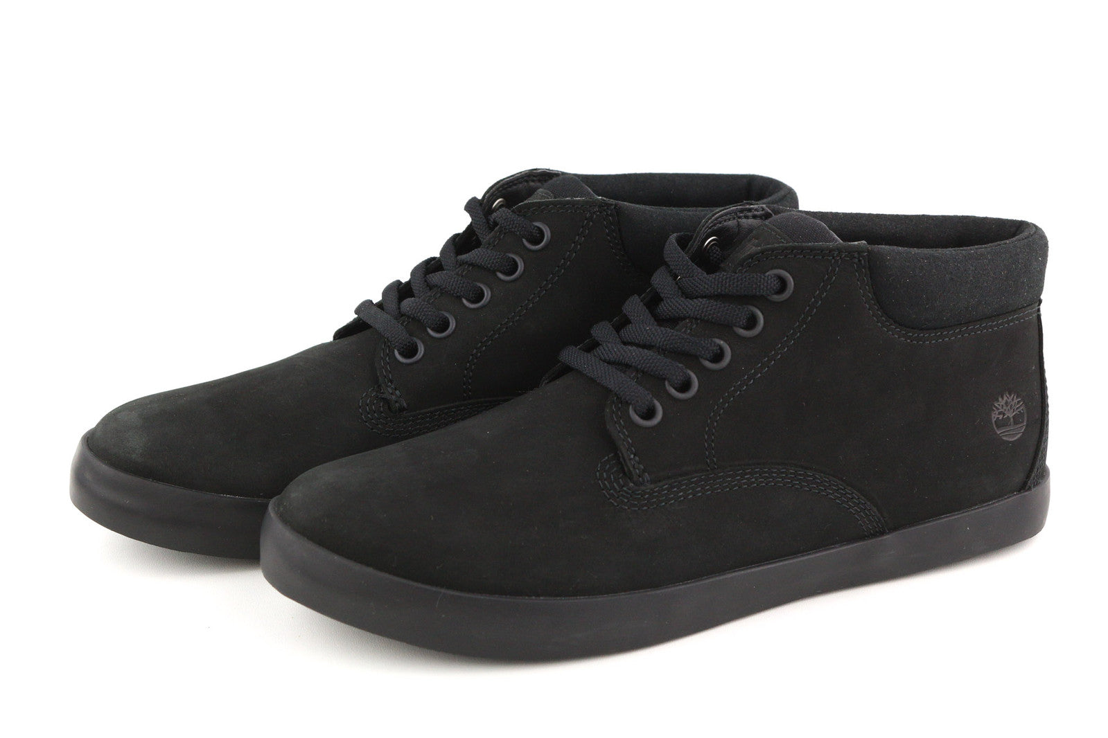 TIMBERLAND A1R35 Women Shoes EU38.5/39 Black Leather Ankle Lace Up Ortholite