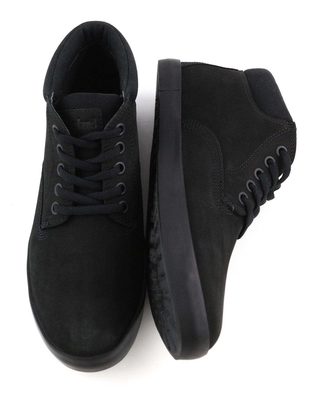 TIMBERLAND A1R35 Women Shoes EU38.5/39 Black Leather Ankle Lace Up Ortholite