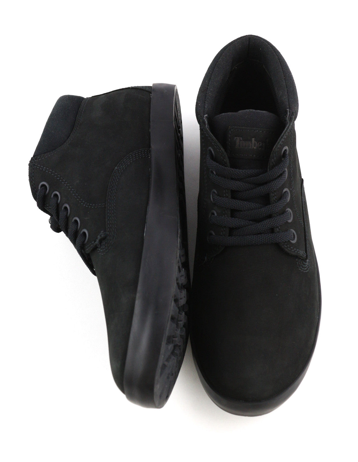 TIMBERLAND A1R35 Women Shoes EU38.5/39 Black Leather Ankle Lace Up Ortholite