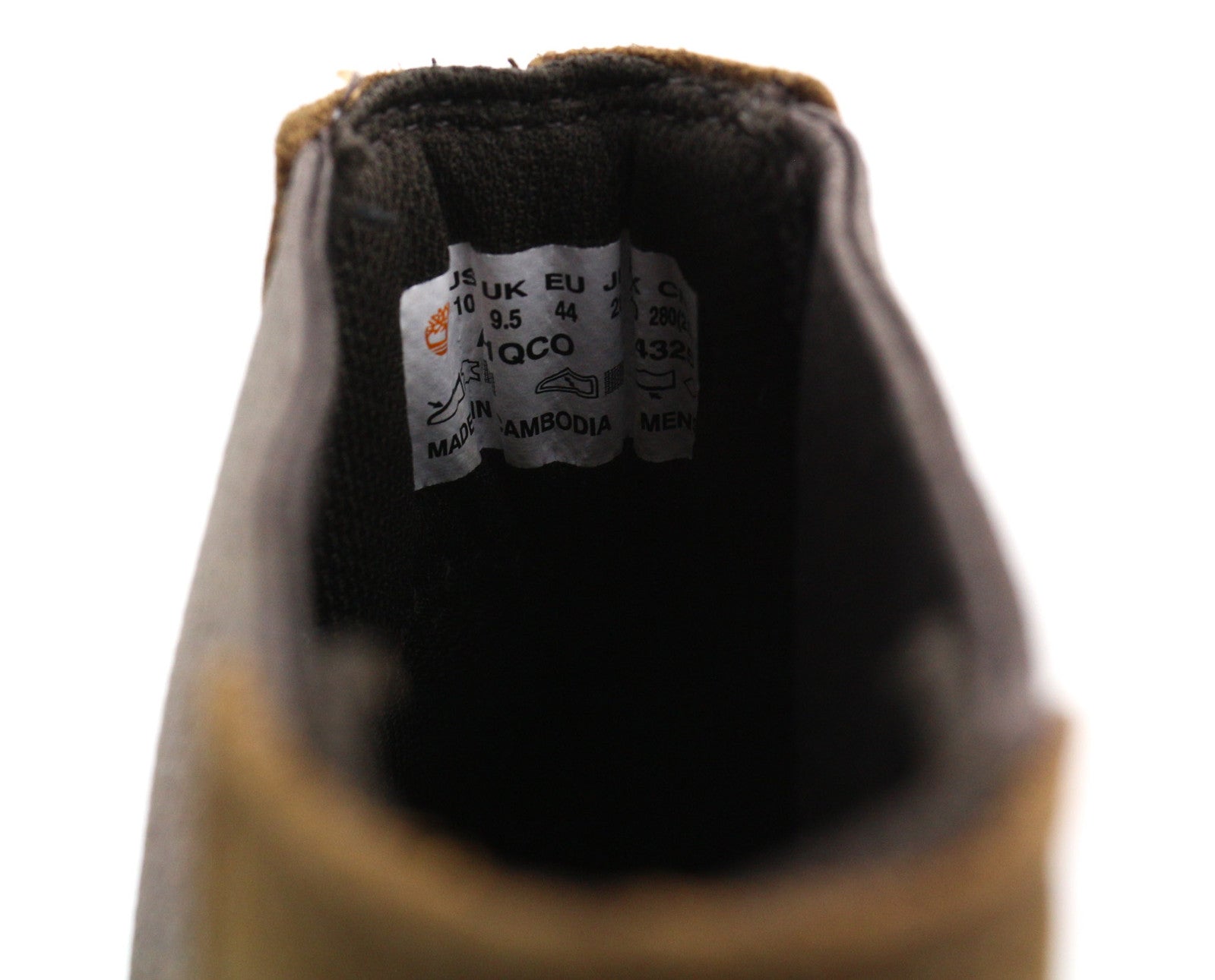 TIMBERLAND A1QCO Men Boots EU43.5/44 Brown Leather Almond Toe Ankle Hoverlite