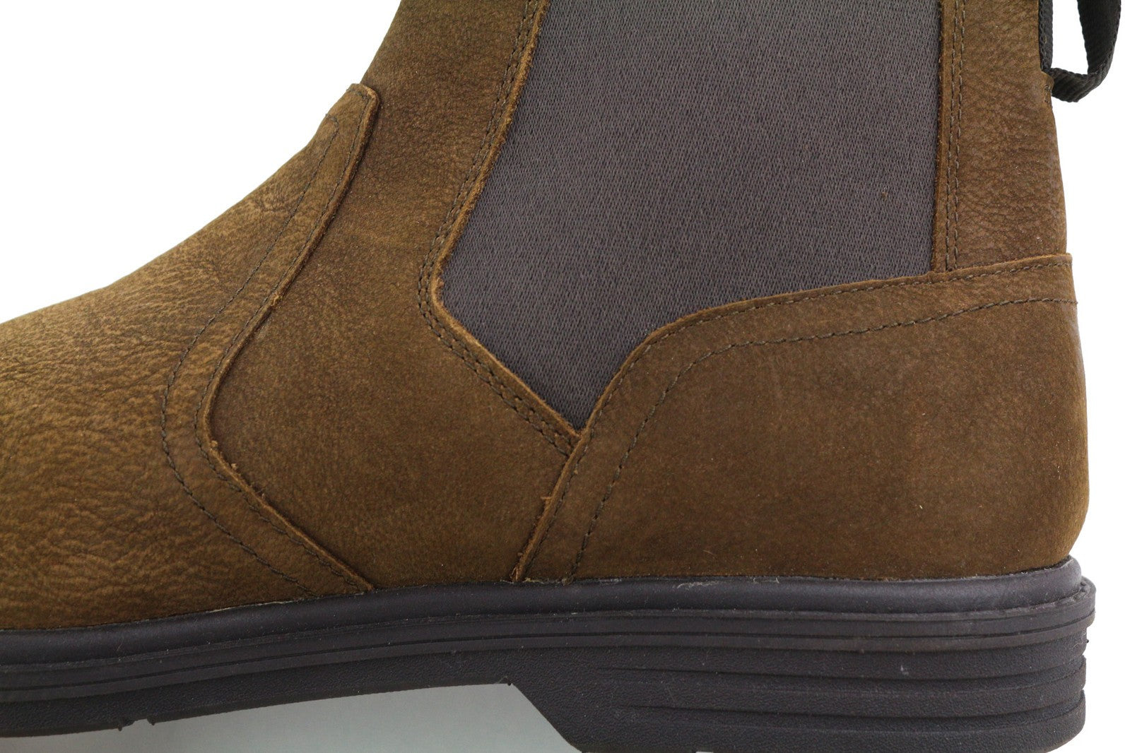 TIMBERLAND A1QCO Men Boots EU43.5/44 Brown Leather Almond Toe Ankle Hoverlite