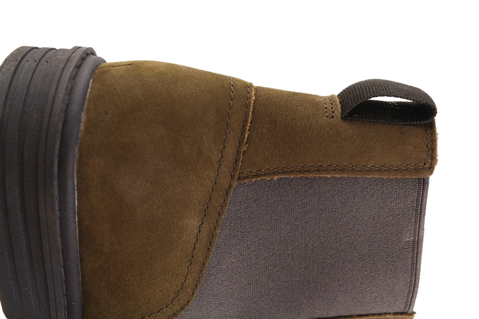 TIMBERLAND A1QCO Men Boots EU43.5/44 Brown Leather Almond Toe Ankle Hoverlite