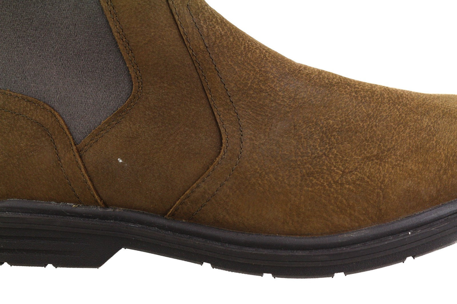 TIMBERLAND A1QCO Men Boots EU43.5/44 Brown Leather Almond Toe Ankle Hoverlite