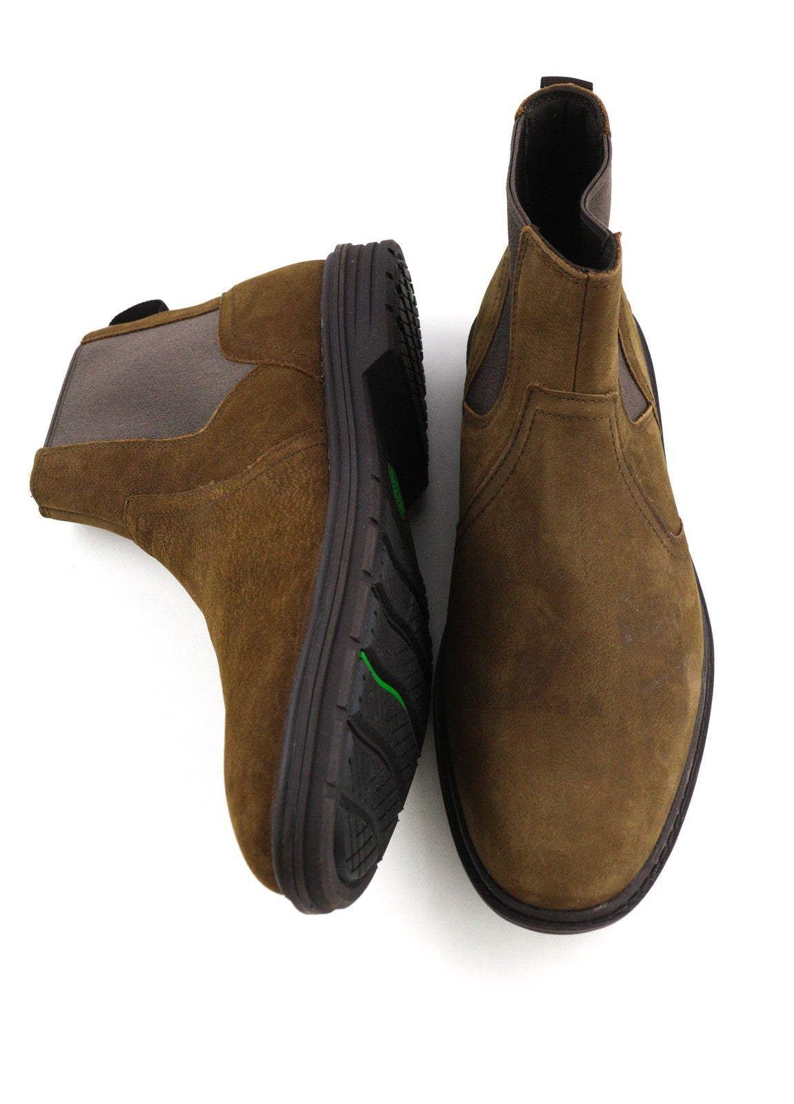 TIMBERLAND A1QCO Men Boots EU43.5/44 Brown Leather Almond Toe Ankle Hoverlite