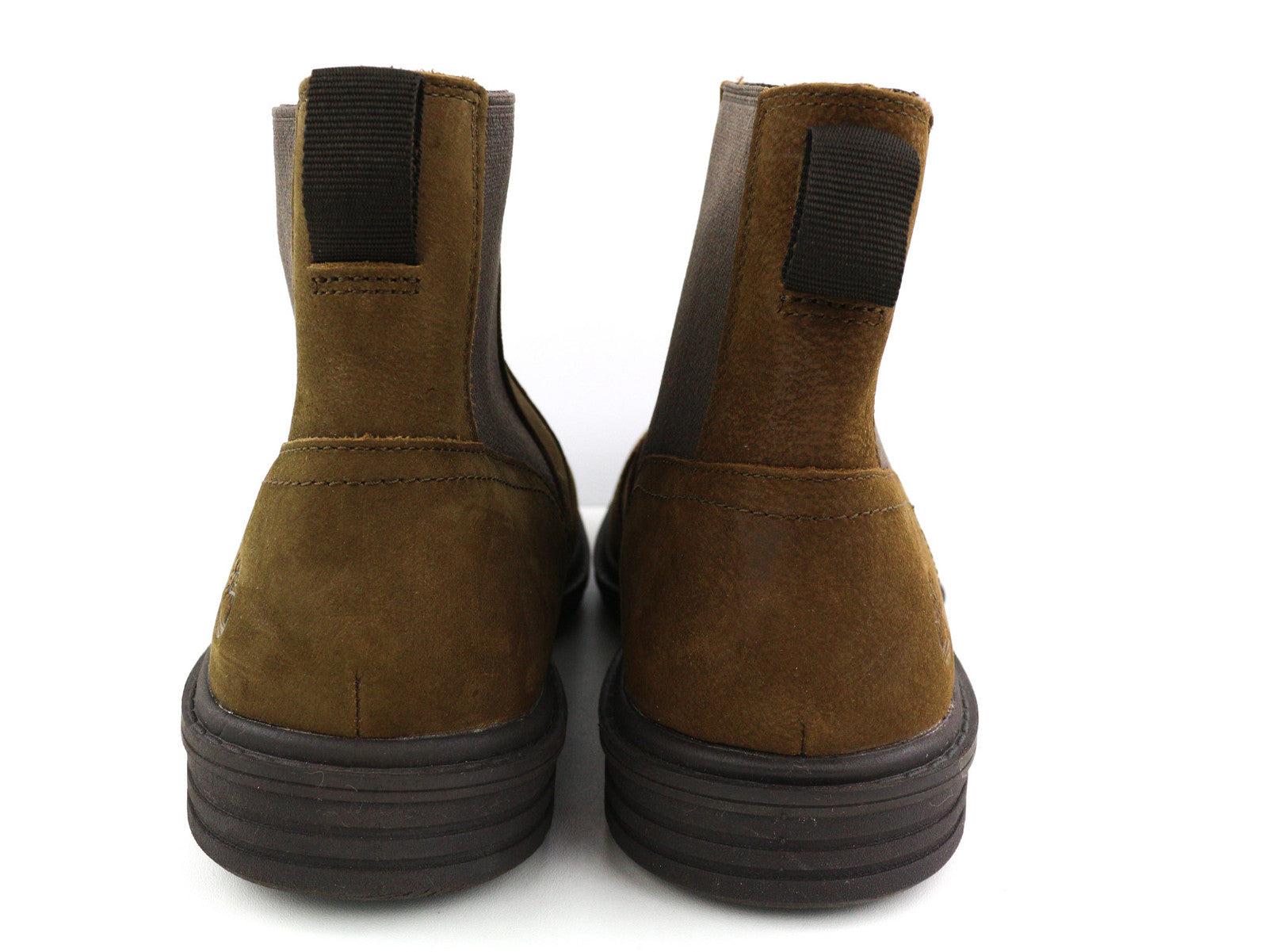 TIMBERLAND A1QCO Men Boots EU43.5/44 Brown Leather Almond Toe Ankle Hoverlite