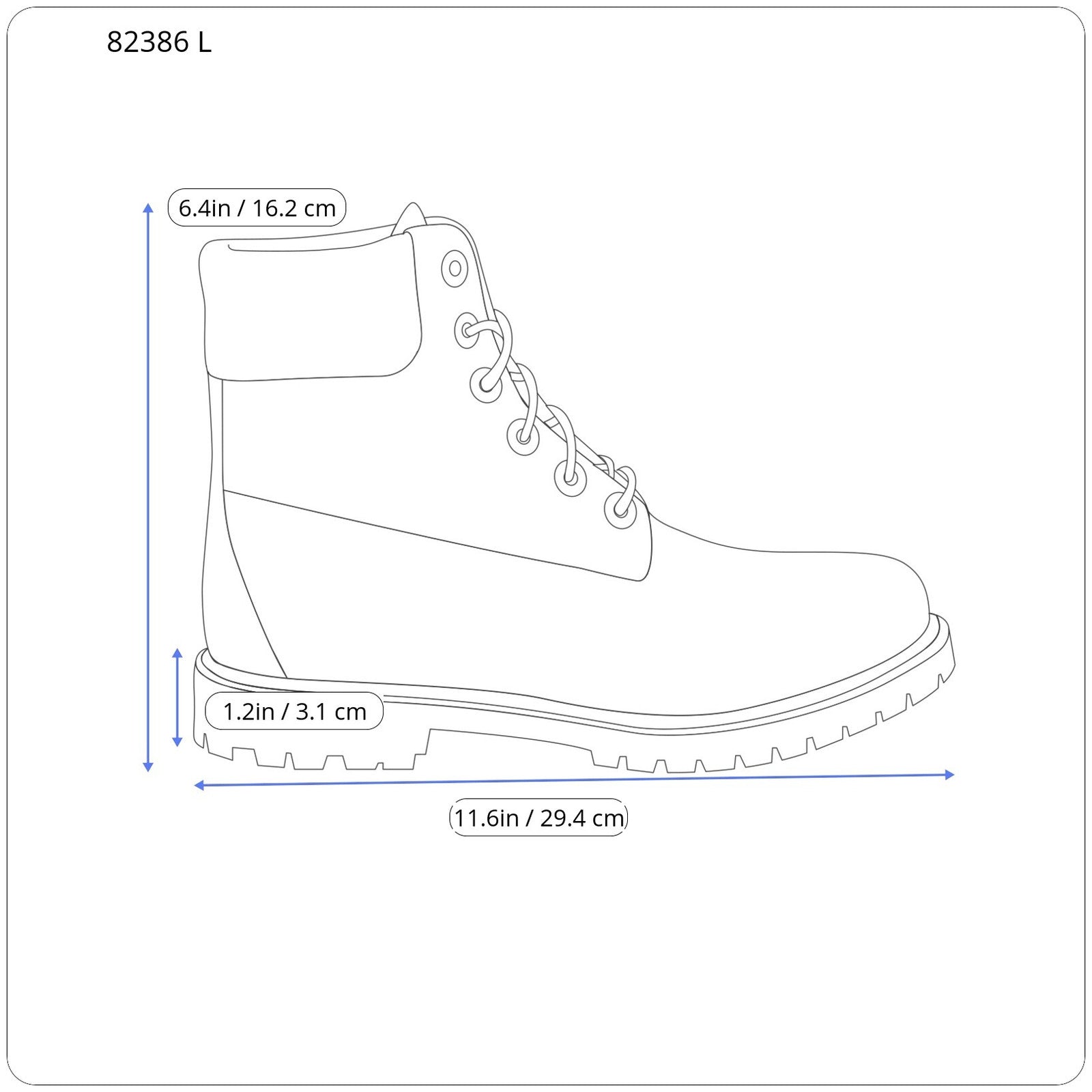 TIMBERLAND 8168R Women Boots EU41.5/42 Brown Leather Ankle Top Lace Up Ortholite