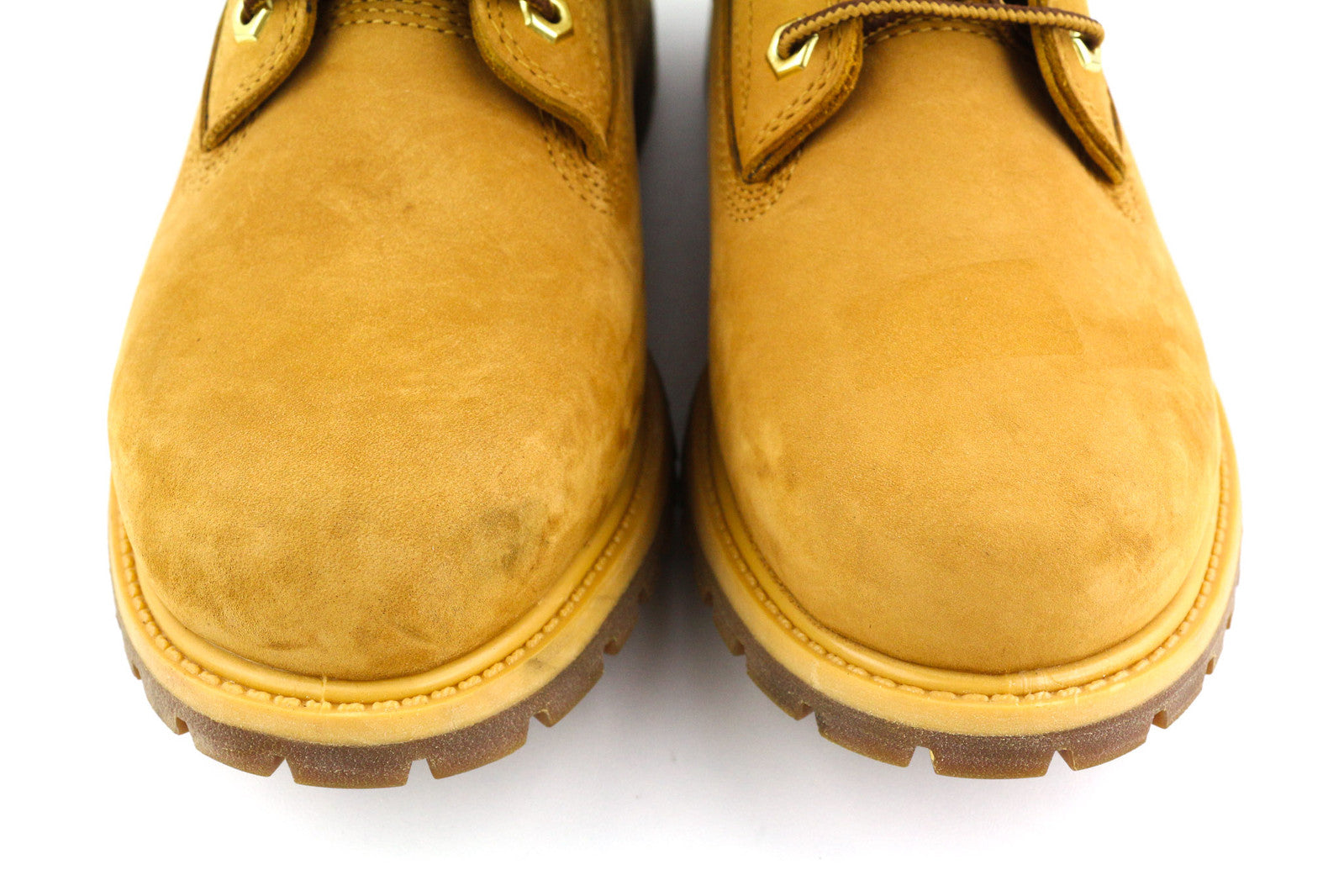 TIMBERLAND 8168R Women Boots EU41.5/42 Brown Leather Ankle Top Lace Up Ortholite