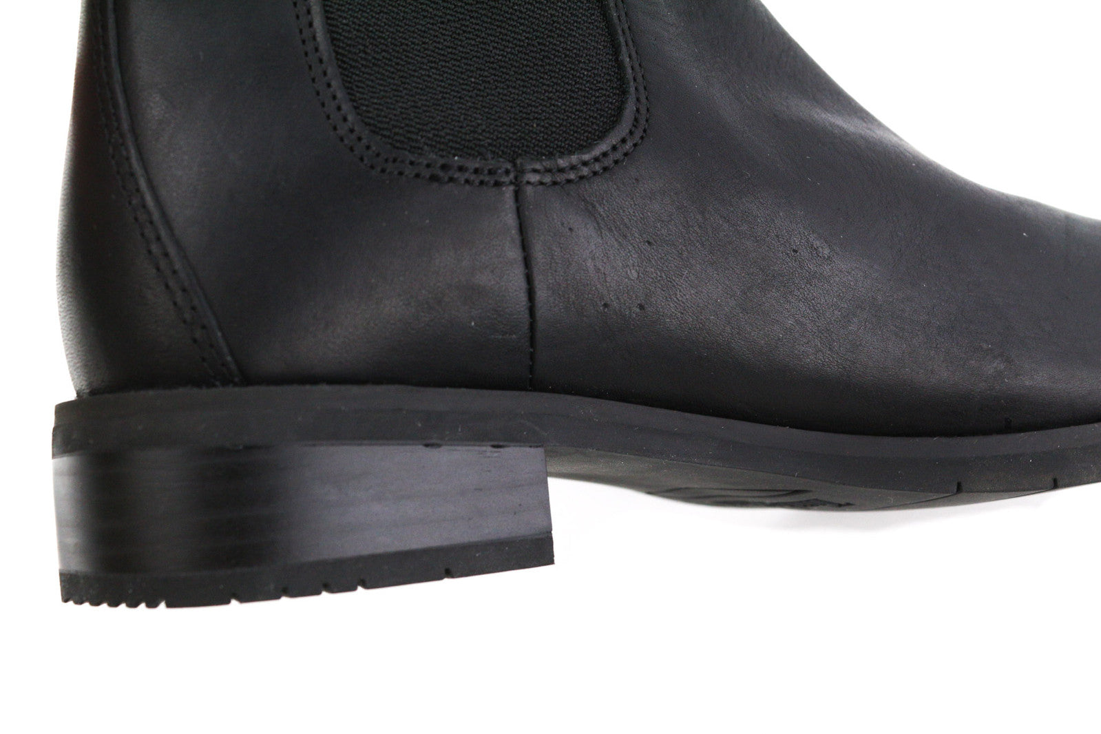 TIMBERLAND A2JGQ Women Boots EU37.5/38 Black Leather Almond Toe Ankle Chelsea