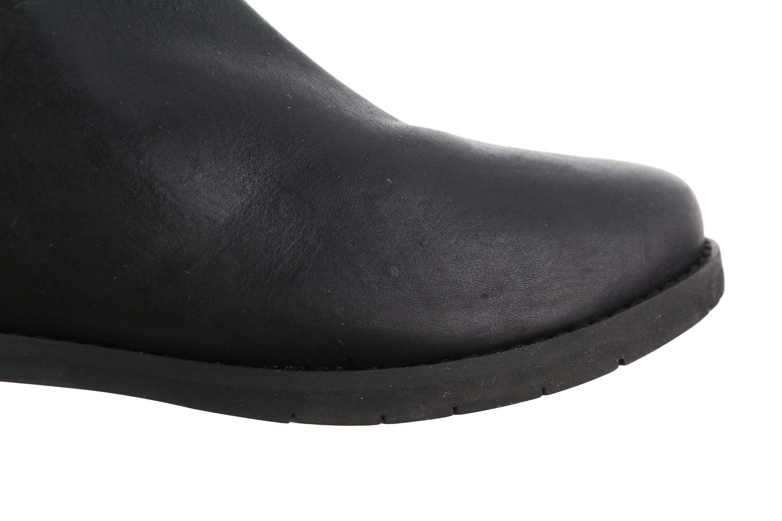 TIMBERLAND A2JGQ Women Boots EU37.5/38 Black Leather Almond Toe Ankle Chelsea