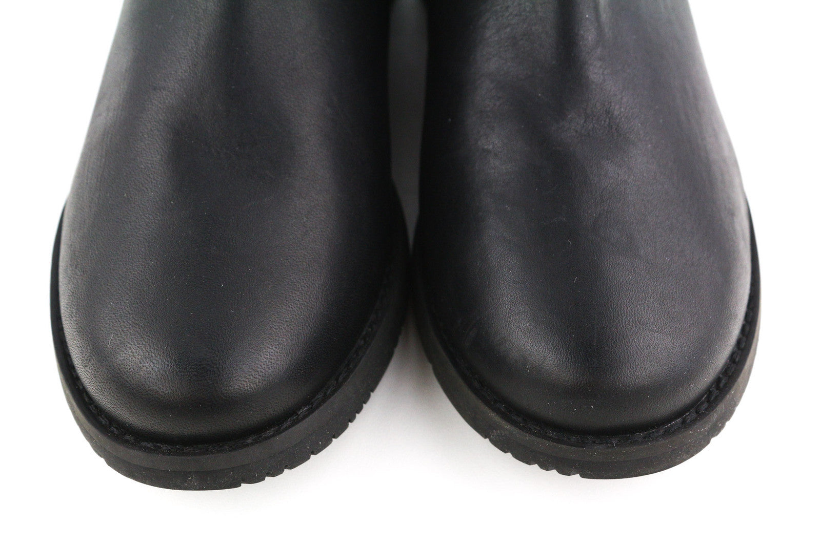 TIMBERLAND A2JGQ Women Boots EU37.5/38 Black Leather Almond Toe Ankle Chelsea