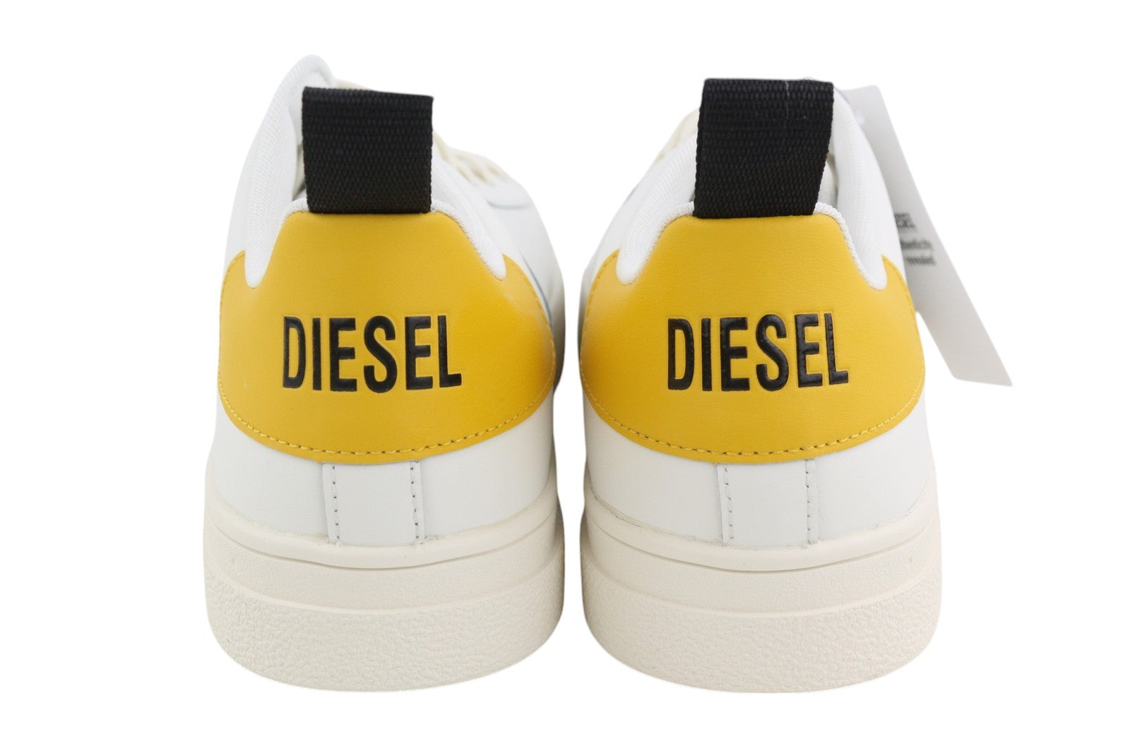 DIESEL S-Clever Low Lace Men Sneakers EU45 Light Cow Leather Almond Toe RRP€140