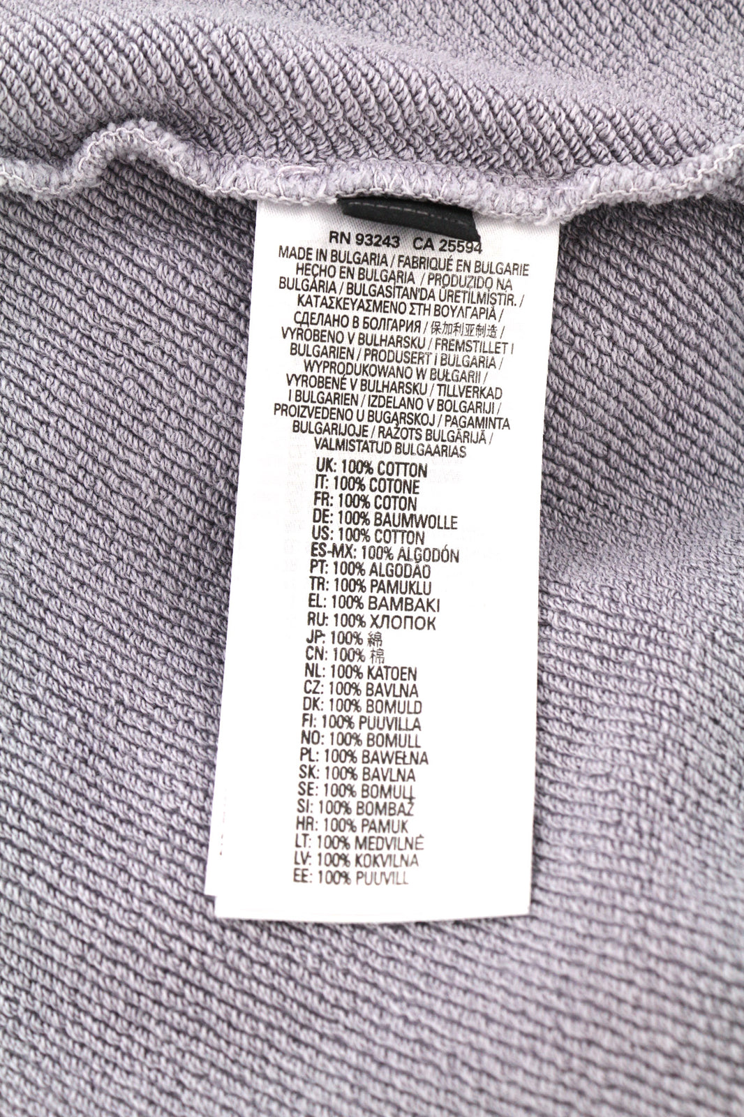 DIESEL F-Magdalena Felpa Women Hoodie L Purple Washed Hooded Pullover RRP€175