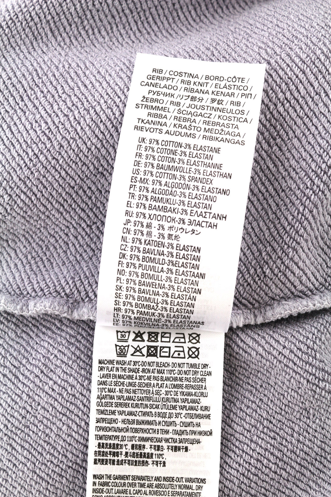 DIESEL F-Magdalena Felpa Women Hoodie XL Purple Washed Hooded Pullover RRP€175