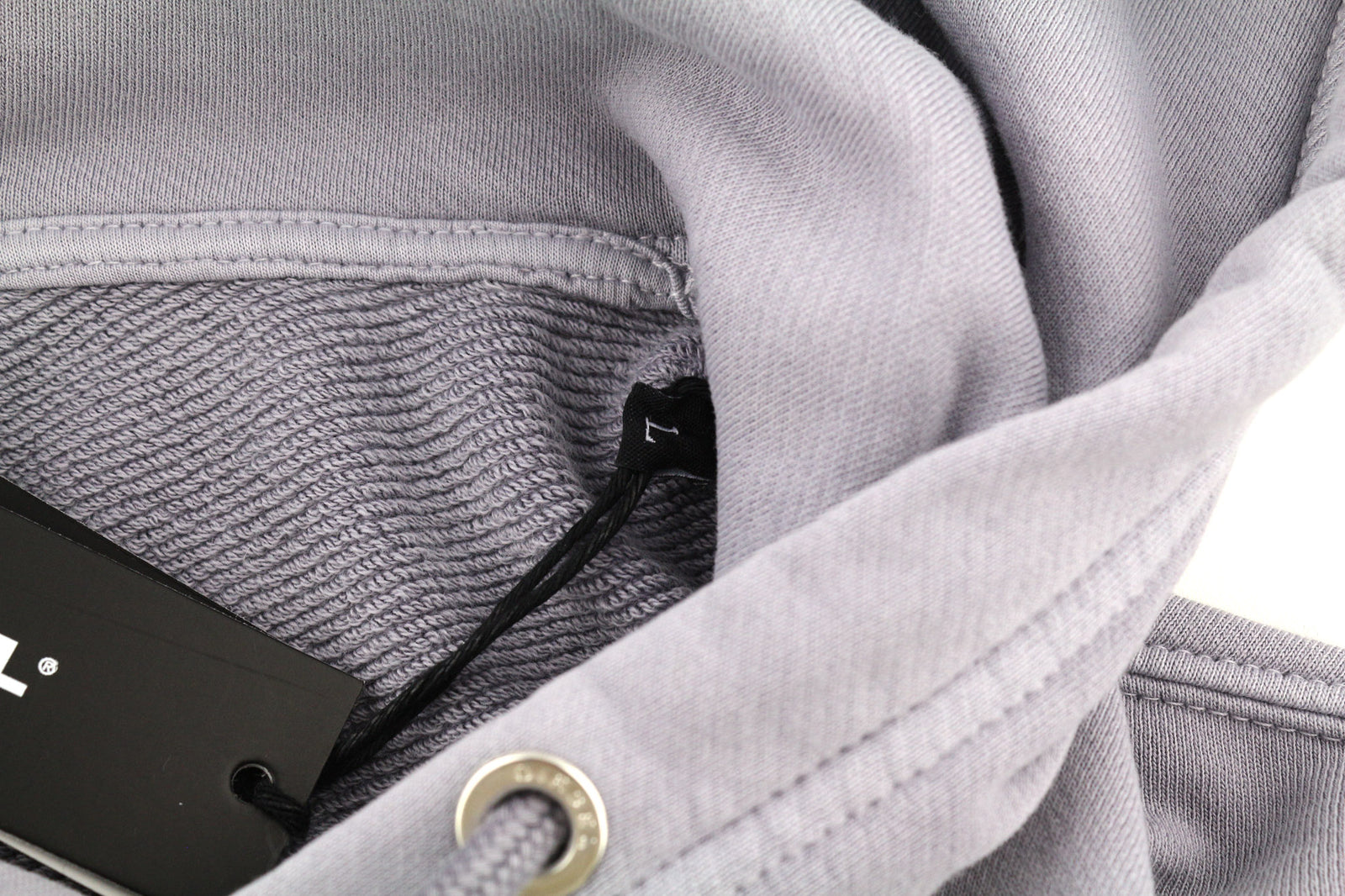 DIESEL F-Magdalena Felpa Women Hoodie L Purple Washed Hooded Strap RRP€175