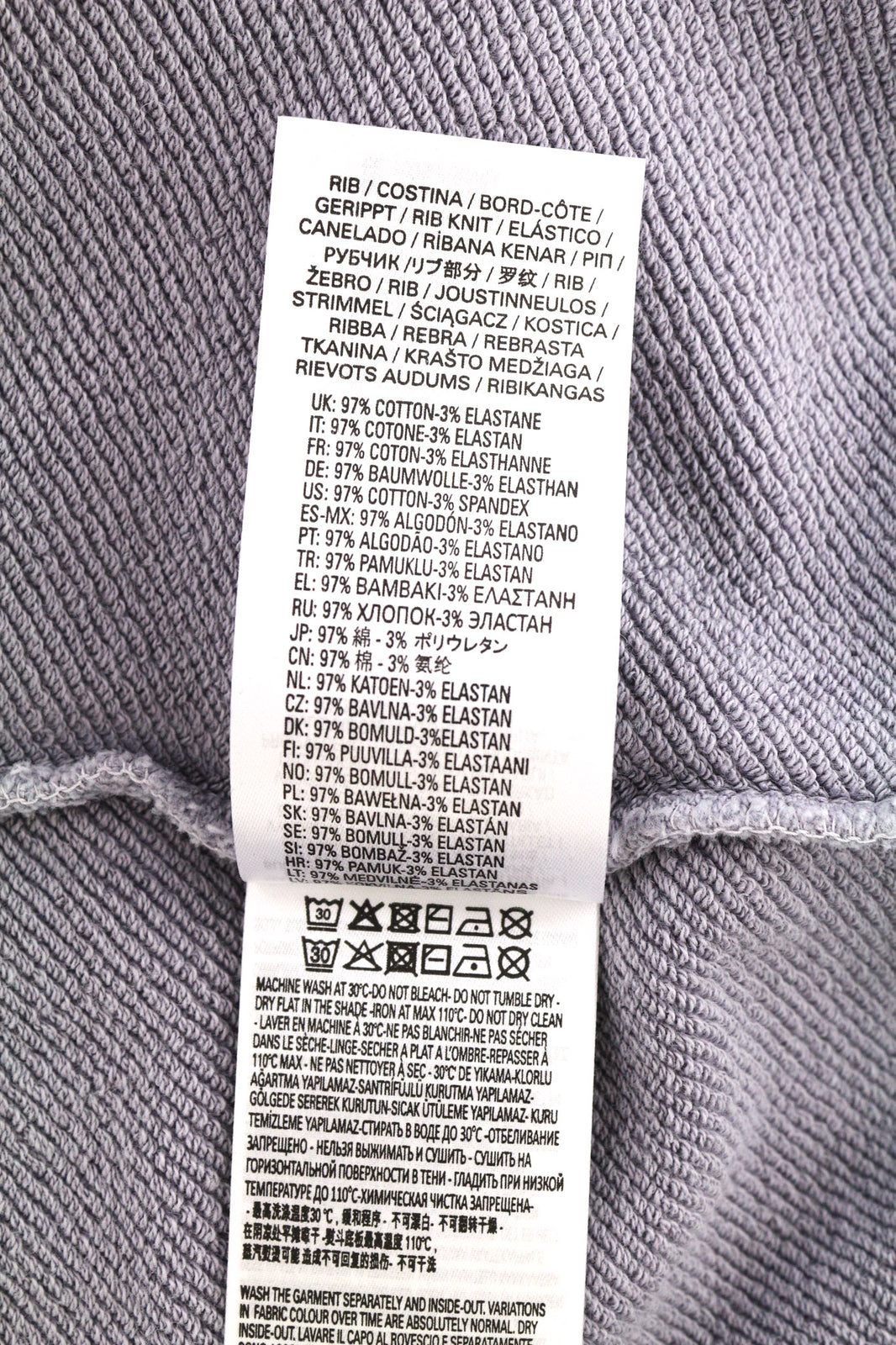 DIESEL F-Magdalena Felpa Women Hoodie L Purple Washed Hooded Strap RRP€175