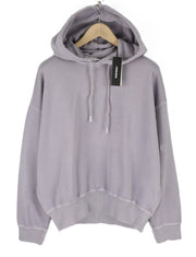 DIESEL F-Magdalena Felpa Women Hoodie M Purple Washed Hooded Strap RRP€175