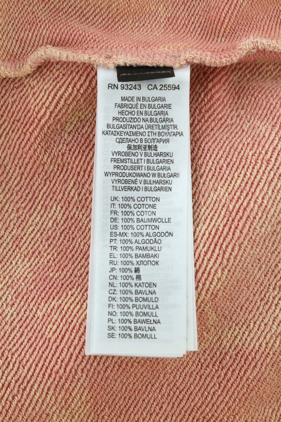 DIESEL F-Mikky Women Hoodie XL Peach Hooded Asymmetrical Pocket Straps RRP€195