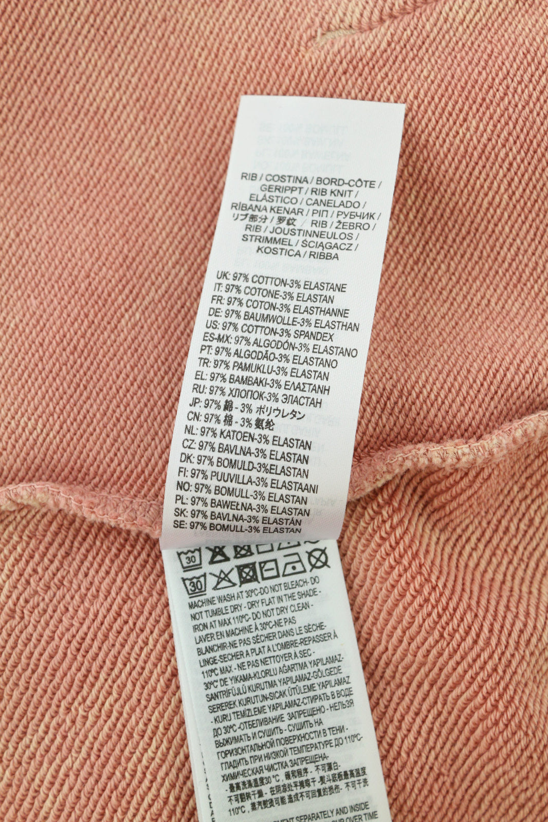 DIESEL F-Mikky Felpa Women Hoodie L Peach Hooded Asymmetrical Pocket RRP€195