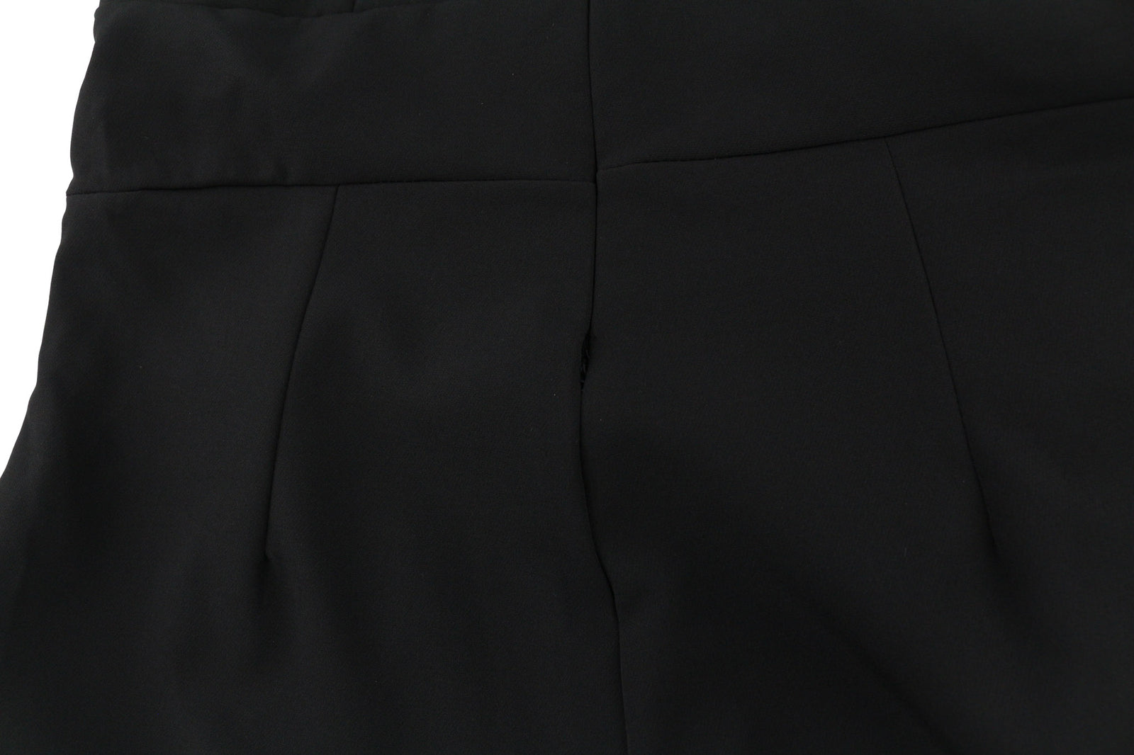 MAKADAMIA Women Jumpsuit 38 Black Overall V-Neck Pockets Logo Fitted Sleeveless