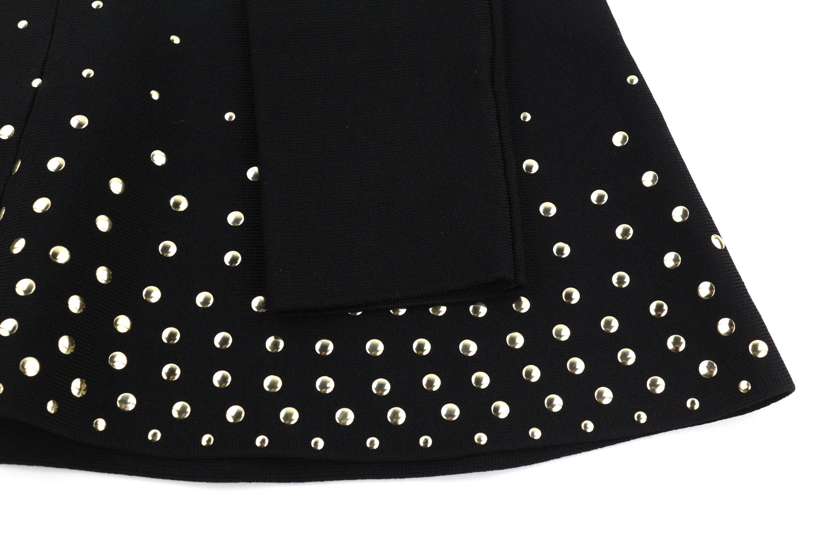 MARCIANO FOR GUESS Women Dress M Black Long Sleeved Open Shoulders Metal Detail