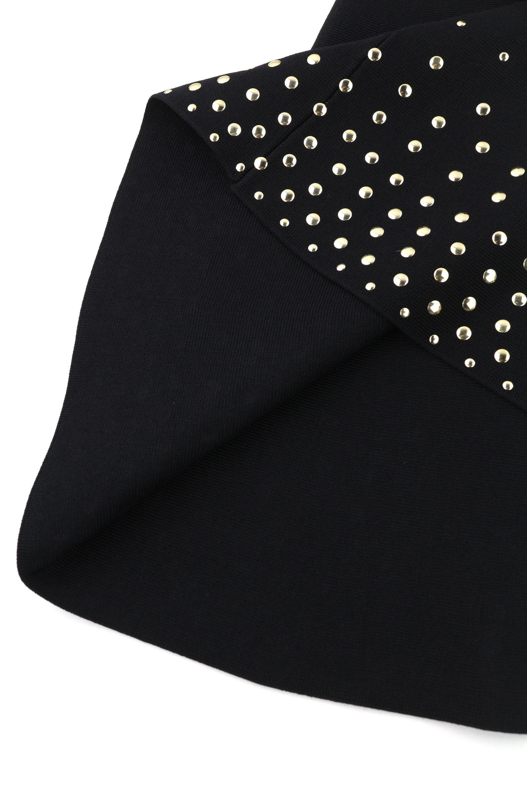 MARCIANO FOR GUESS Women Dress M Black Long Sleeved Open Shoulders Metal Detail