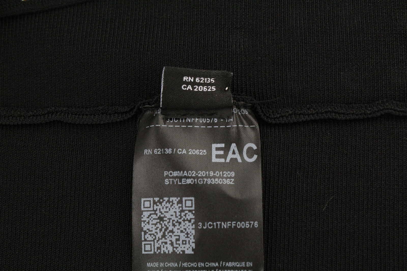 MARCIANO FOR GUESS Women Dress M Black Long Sleeved Open Shoulders Metal Detail