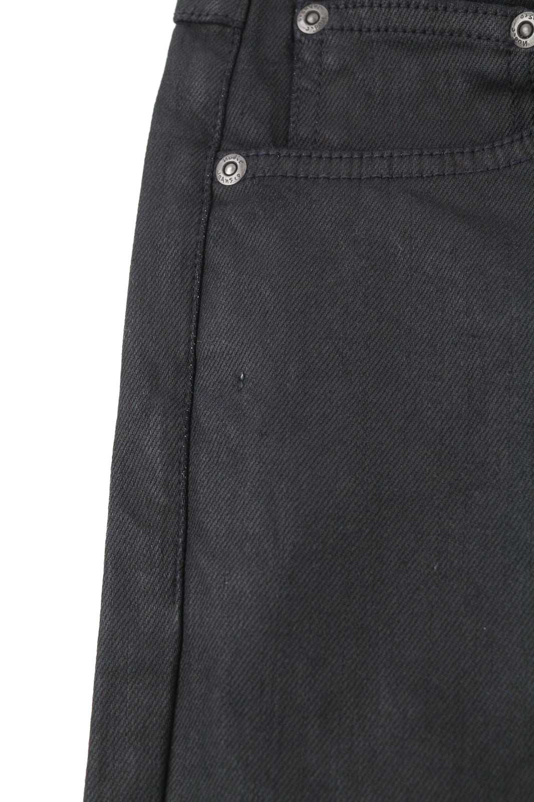 NUDIE JEANS Skinny Lin Men Jeans W28/L32 Black In Black Coated Organic Denim