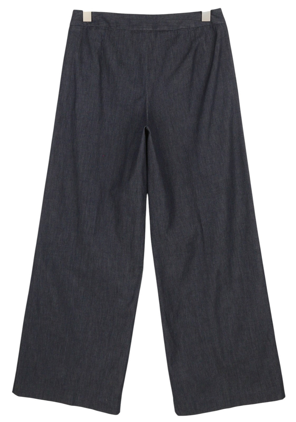 PT TORINO Katharine Women Trousers 42 W30 Denim Look Flared Leg Hight Waist Zip