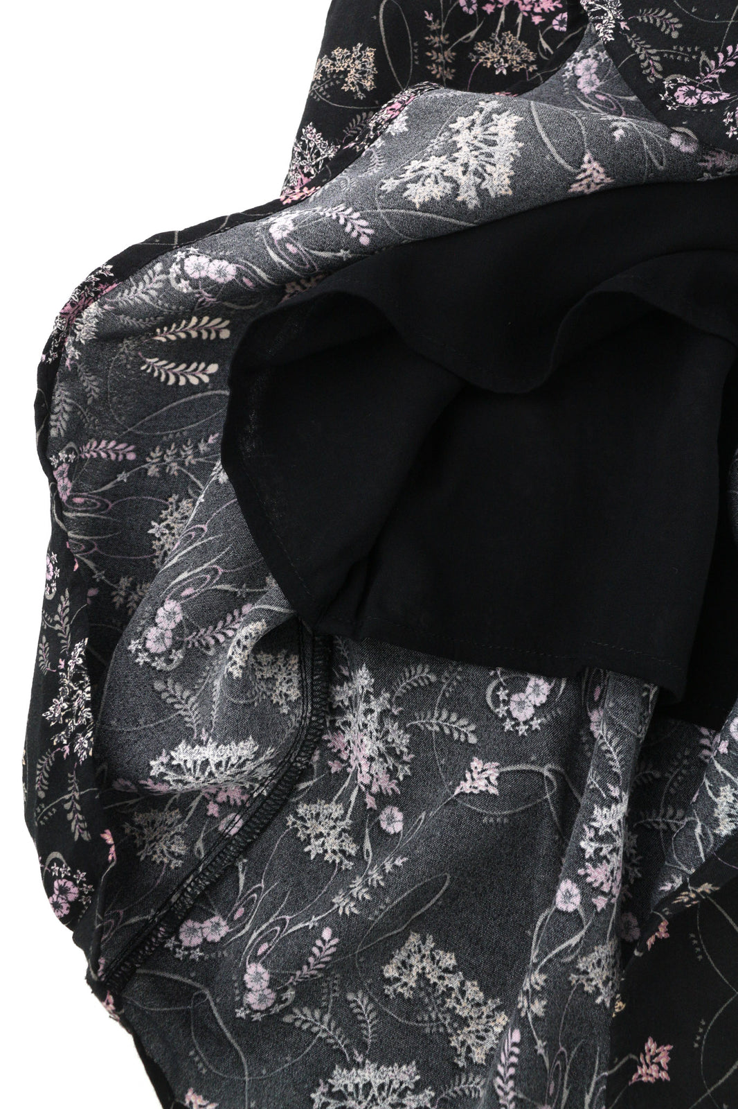 JACQUELINE RIU Rjapa196 Women Dress 38 Dark Sleeveless V-Neck Flower Pattern