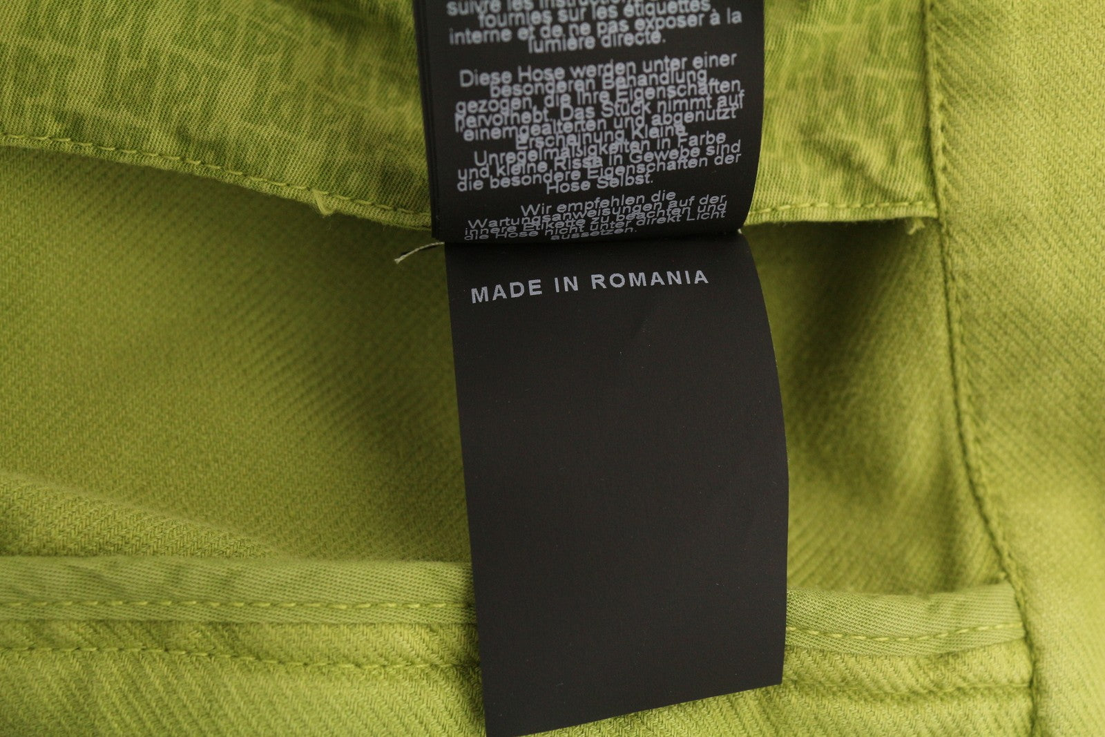 PT TORINO Zoe Women Trousers 42 W28 Green Linen Blend Slim Fit High Waist Cargo