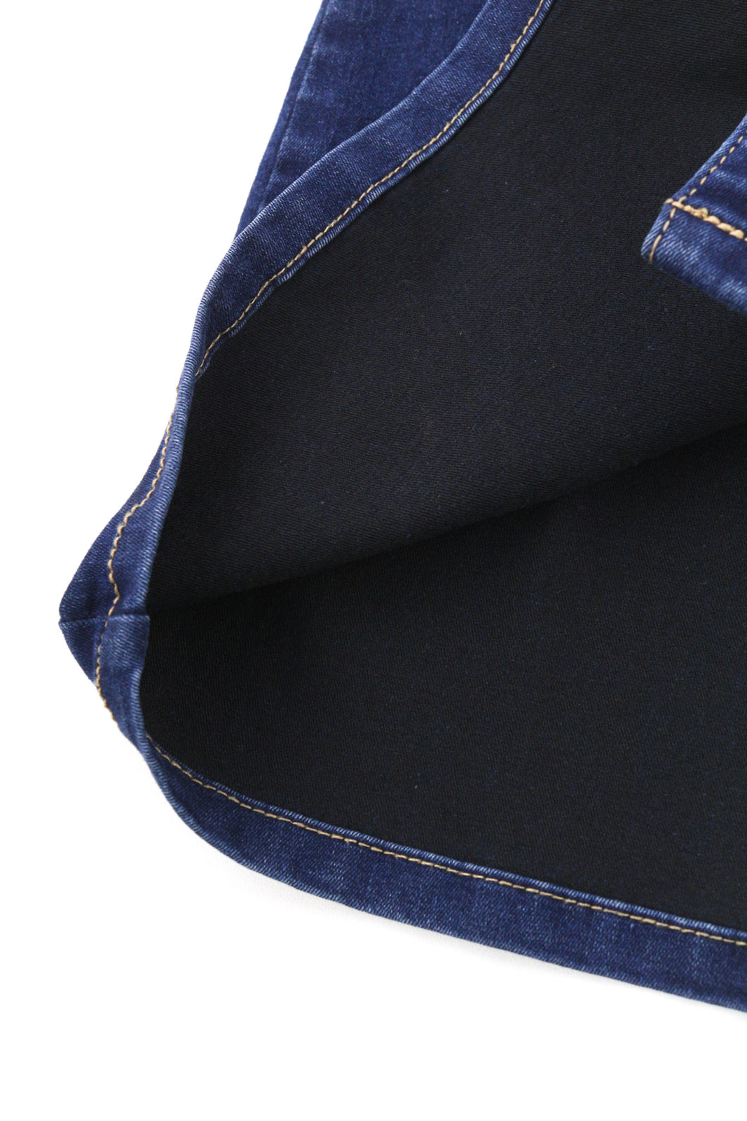 PULL&BEAR Women Dress L Blue Denim V-Neck Logo Sleeveless Pockets Button Short