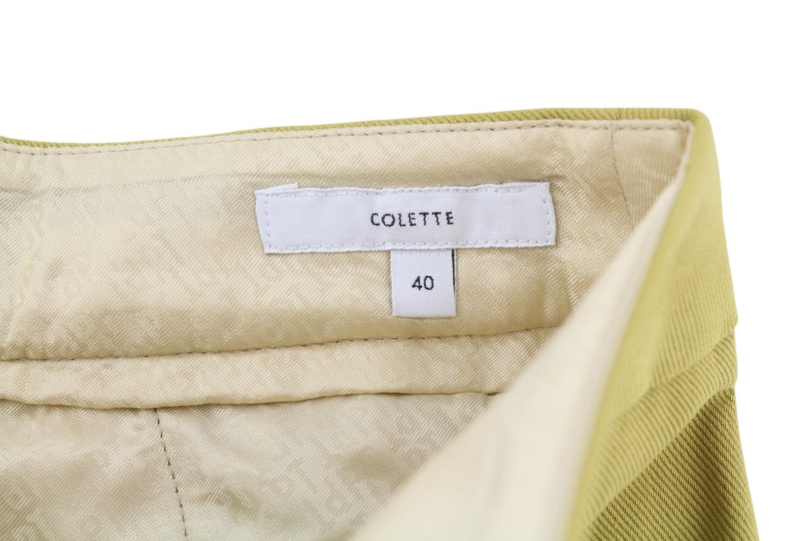 PT TORINO Colette Women Trousers 40 W28 Green Turn Up Ankle Linen Blend RRP€315