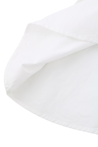 SUISTUDIO Dylan Women Dress UK6 White Cotton Long Sleeved Crew Neck Logo Short