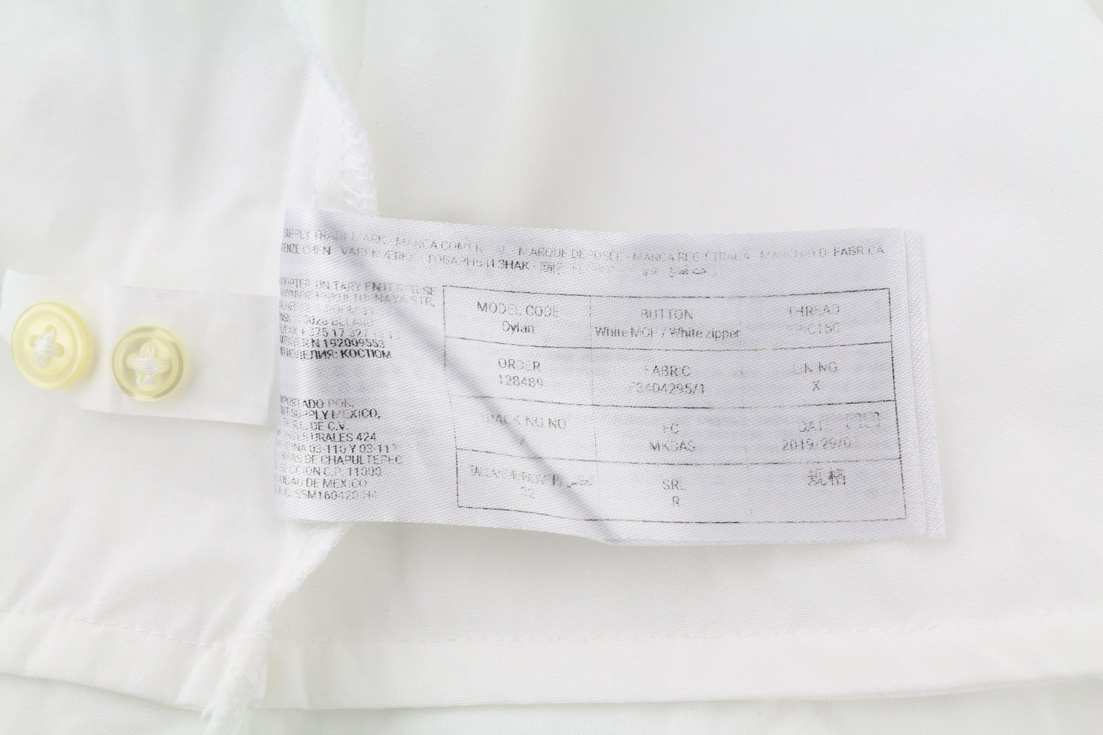 SUISTUDIO Dylan Women Dress UK6 White Cotton Long Sleeved Crew Neck Logo Short