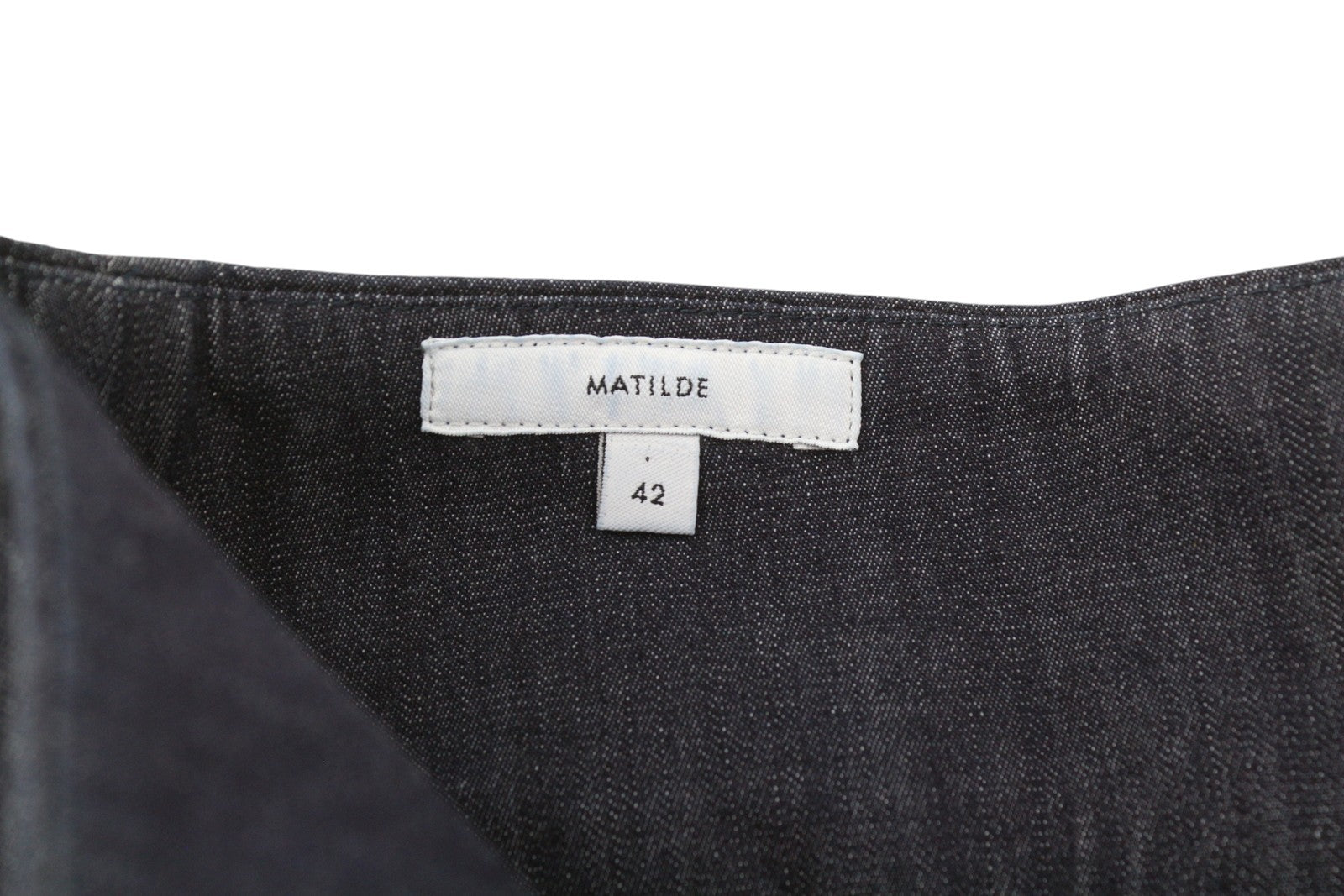 PT TORINO Matilde Women Trousers 42 W28 Denim Look Flared Leg Hight Waist Blue