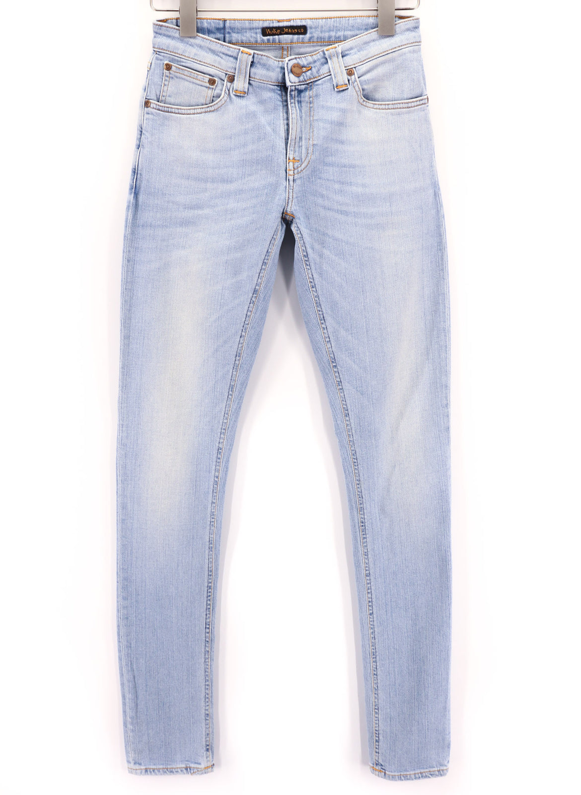 NUDIE JEANS Skinny Lin Men Jeans W28/L34 Juvenile Worn Washed Organic Cotton