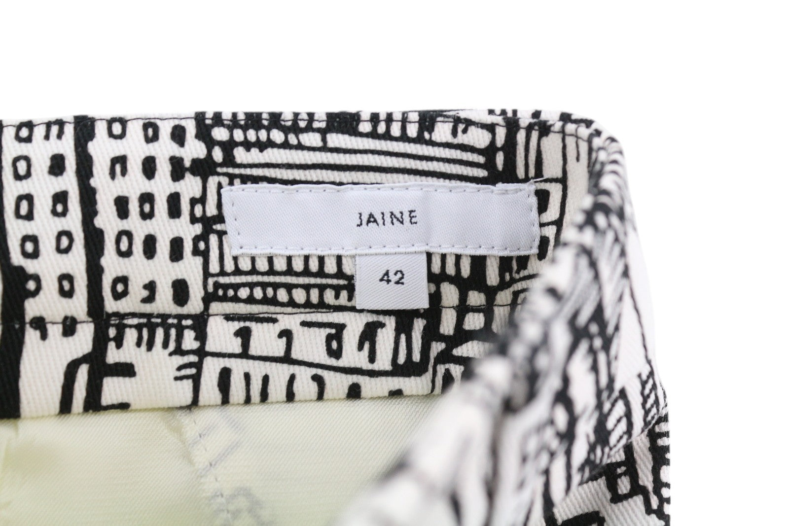 PT TORINO Jaine Women Trousers 42 W30 City Print Bootcut Ankle Length RRP€249