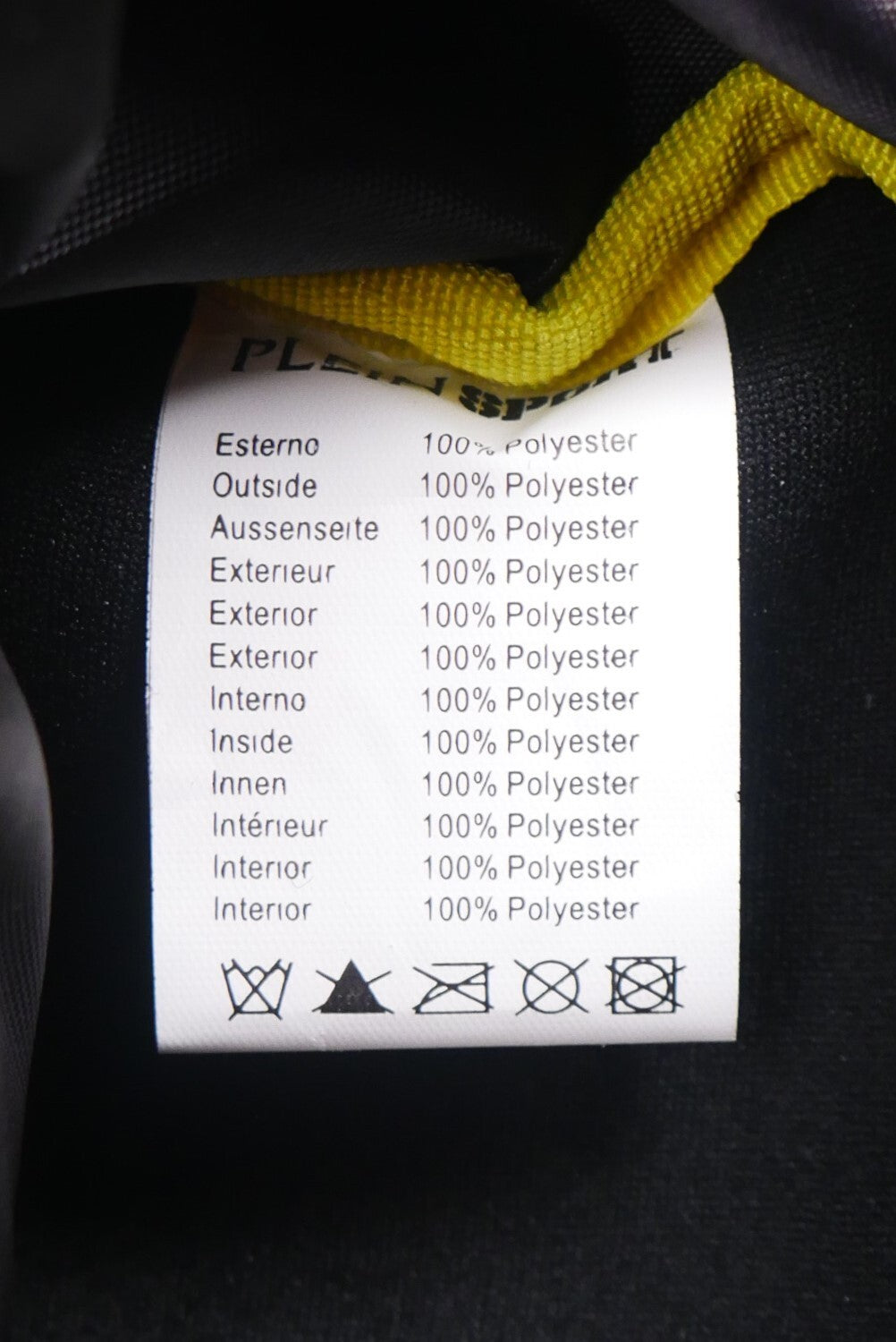 Philipp Plein Men's Black Backpack Move Big Travel Bag Polyester 2100096