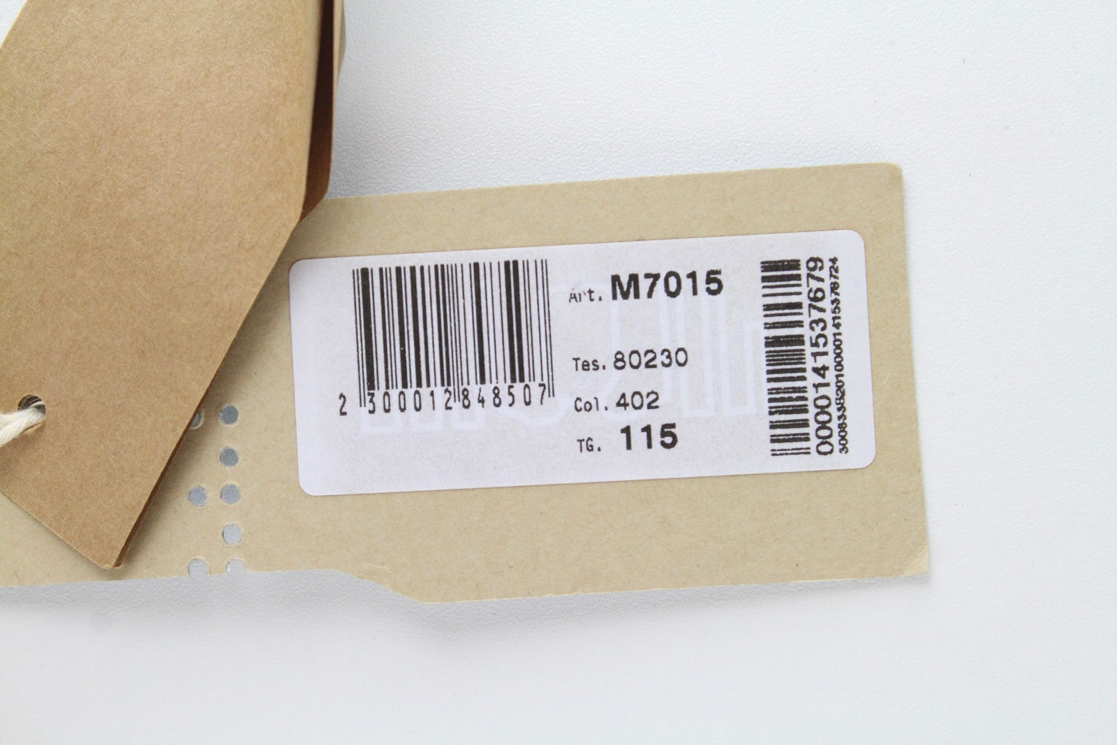 HARMONT & BLAINE Leather Belt 115cm Beige Orange Square-End Design